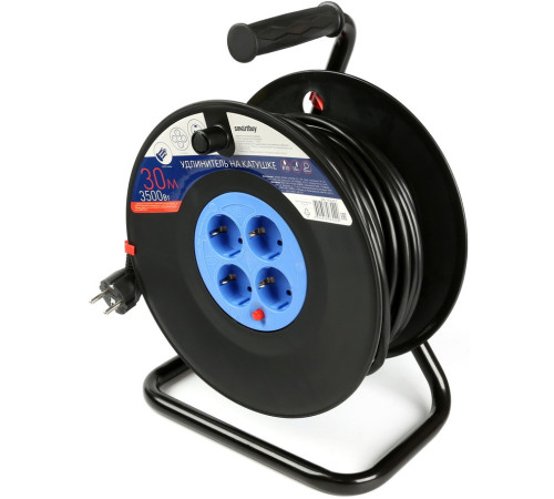 Удлинитель на катушке SmartBuy SBE-16-4-30-Z