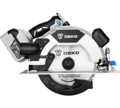 Дисковая циркулярная пила Deko CSDU20 PRO 083-1105 с 1-им АКБ