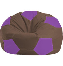 Кресло-мешок Flagman Мяч Стандарт М1.1-329 коричневый/сиреневый