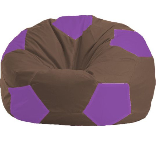 Кресло-мешок Flagman Мяч Стандарт М1.1-329 коричневый/сиреневый