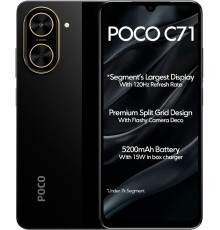 Телефон POCO C71 3GB/64GB международная версия черный