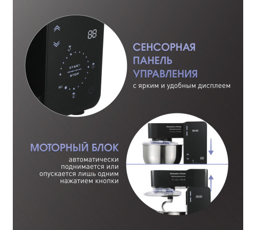 Кухонная машина Zigmund & Shtain De Luxe ZKM-895