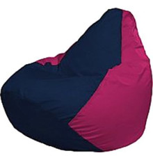 Кресло-мешок Flagman Груша Мега Super Г5.1-37 темно-синий/фуксия