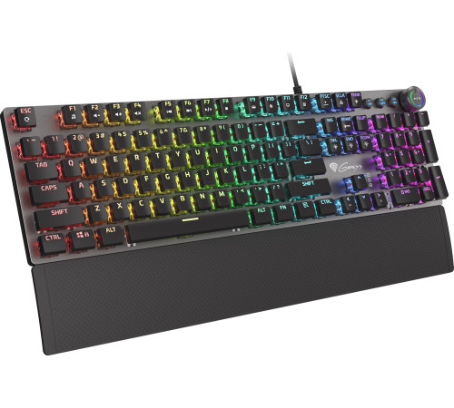Клавиатура Genesis Thor 400 RGB нет кириллицы