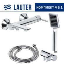 Смеситель Lauter Velvet 21СК6696С с лейкой Relexa Serene 21S00103
