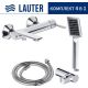 Смеситель Lauter Velvet 21СК6696С с лейкой Relexa Serene 21S00103