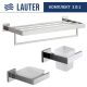 Набор аксессуаров для ванной Lauter 21SH71061 + 21SH71051 + 21SH71151 Chrome, 3 предмета