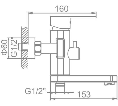 Смеситель Ledeme H716 L73216