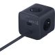 Удлинитель Baseus EnerFill FA11 Cube Power Strip 3AC+1U+2C 67W EU E00082100123-00 1.5 м, черный