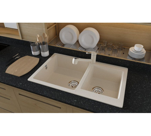 Кухонная мойка Ulgran U-505 345 шоколад