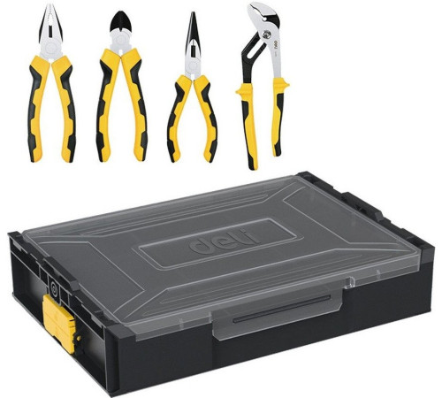 Набор пассатижей Deli DL1204 4 предмета