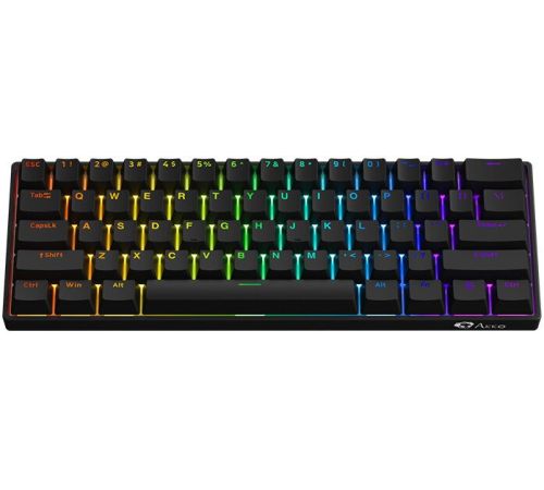 Клавиатура Akko 3061S HE Black Shine-Through Akko Cream Yellow V3