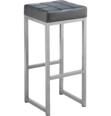 Табурет Woodville Khurkroks серый полимер/светлый мусс