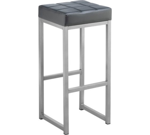 Табурет Woodville Khurkroks серый полимер/светлый мусс