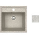 Кухонная мойка БелЭворс Rio олово, без сифона
