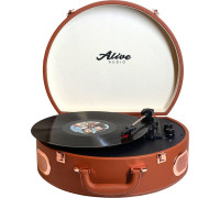 Виниловый проигрыватель Alive Audio Movie французский шоколад