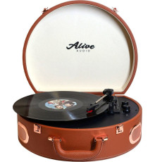 Виниловый проигрыватель Alive Audio Movie французский шоколад