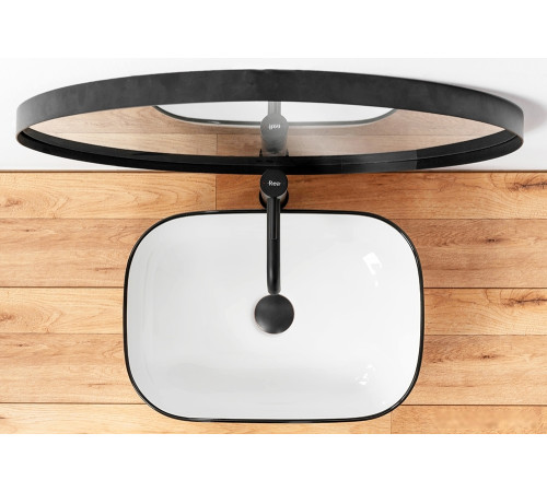 Умывальник Rea Marbel белый