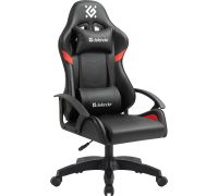 Игровое геймерское кресло Defender Sharm черный/красный