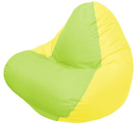 Кресло-мешок Flagman Relax Г4.1-011 желтый/салатовый