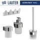 Набор аксессуаров для ванной Lauter 21TS3018 + 21TS3020 + 21TS3008 + 21TS3022 Chrome, 4 предмета