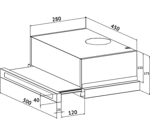 Кухонная вытяжка Korting KHP 5637 GNX