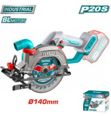 Дисковая циркулярная пила Total TSLI1402 без АКБ