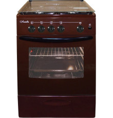 Кухонная плита Лысьва ГП 400 МС-2у коричневый, стеклянная крышка