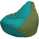 Кресло-мешок Flagman Груша Макси Г2.1-297 оливковый/бирюзовый