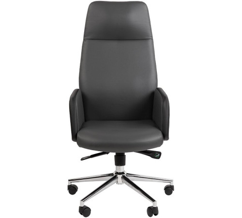 Офисное кресло CHAIRMAN 929 экопремиум черный/серый