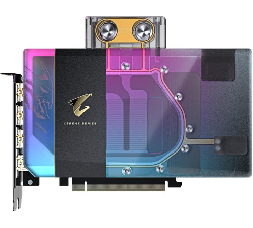 Видеокарта Gigabyte Aorus GeForce RTX 5080 Xtreme Waterforce WB 16G GV-N5080AORUSX WB-16GD