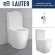Унитаз напольный Lauter Rimless 21D2202 + гигиенический душ Rinse 21GN4051CH