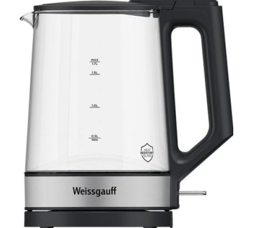 Электрический чайник Weissgauff WK 1700 EcoGlass Graphite