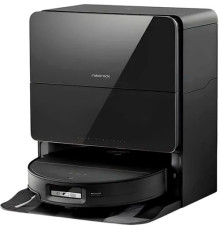 Робот-пылесос Roborock Robotic Vacuum Cleaner+Empty Wash Fill Dock S9 MaxV Ultra S90VER S9MVU52-02 с русской озвучкой, черный