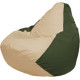 Кресло-мешок Flagman Груша Макси Г2.1-135 оливковый темный/бежевый