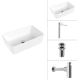 Умывальник Lauter 21674A + Reef 21CK8678C + сифон 21635CH + дон.клапан 21190CH хром