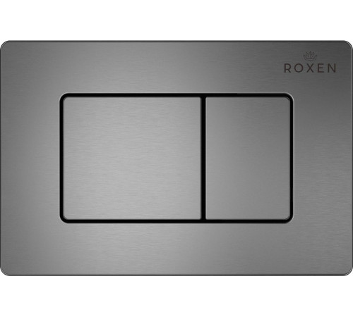 Унитаз приставной Roxen Antares в комплекте с инсталляцией Attach 5 в 1 967089 кнопка: оружейная сталь