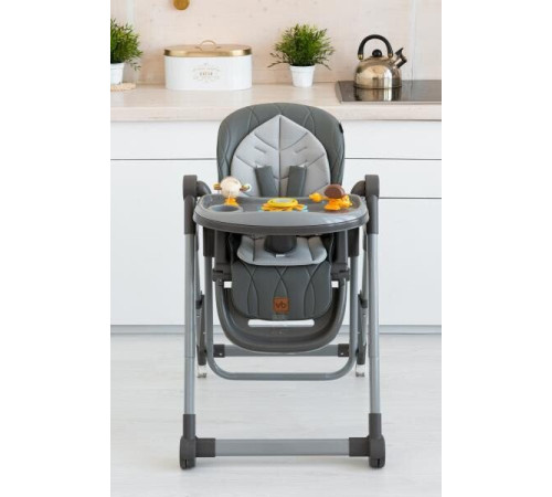 Высокий стульчик VipBaby Bliss lava grey