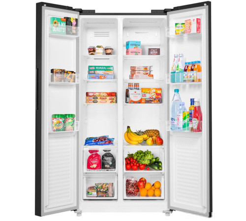 Холодильник side by side MAUNFELD MFF177NFBE