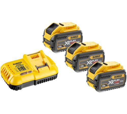 Аккумулятор DeWalt DCB118X3 18В/3x9 Ач + 18В