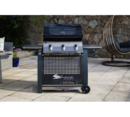 Газовый гриль для дачи Sahara S375 3B BBQ Smokey Teal дымчатый