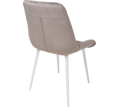 Стул Алвест Av 435 светло-коричневый бархат H-61/белый