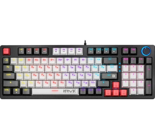 Клавиатура Defender Hawk GK-418 черный, Outemu Red