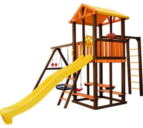 Игровой комплекс Perfetto Sport Bari-6 качели лодочка, паутина