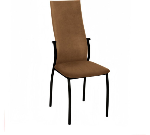 Стул Древпром Престиж ДП2-19 черный матовый/катания корица