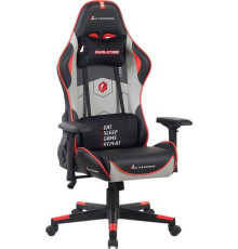 Игровое геймерское кресло Evolution Tactic PRO Special edition D1 черный/серый/красный