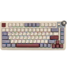 Клавиатура AULA AU75 бежевый/фиолетовый/красный, Leobog Star Vector