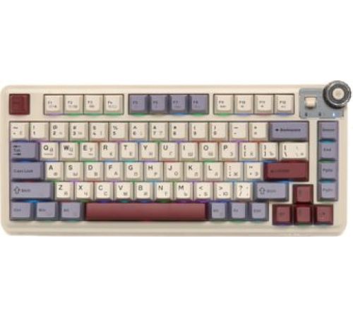 Клавиатура AULA AU75 бежевый/фиолетовый/красный, Leobog Star Vector