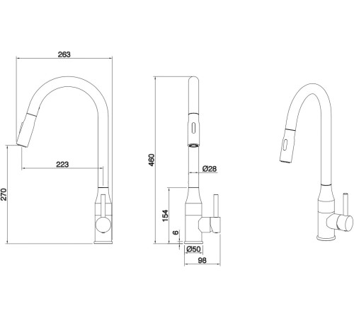 Смеситель Ekko E4713