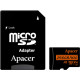 Карта памяти Apacer microSDXC AP256GMCSX10U8-R 256GB с адаптером
